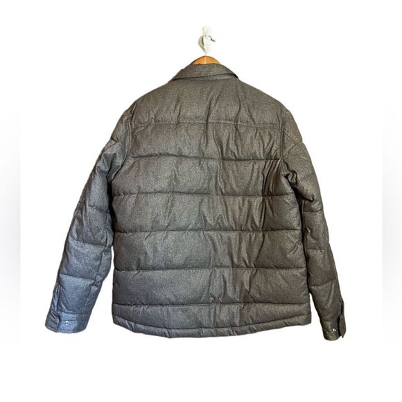 Tasso Elba mens brown puff coat. Size large - Picture 8 of 12